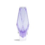 Alexandrite Murano Glass Vase shaped San Marco. Designed and handmade by Mandruzzato Family. Gettable in 6 different sizes. M size in stock.