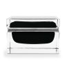 Box Rectangular - Black. Designed and handmade by Alessandro Mandruzzato. Original Murano glass Certify by a Trademark of Origin.