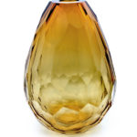 Murano Glass Barrel Extra Large Amber