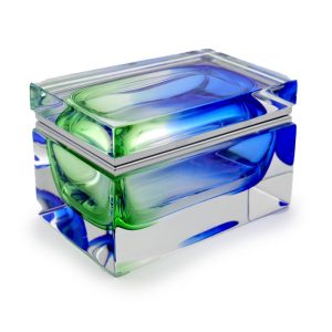 Box Rectangular - Cobalt+Green